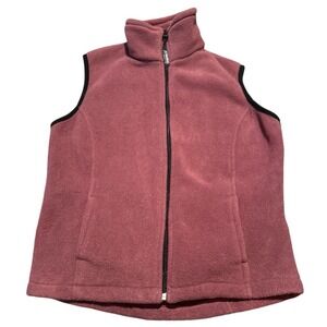 Campmor Avalanche Vest‎ Womens Sz Med Purple Fleece Polartec Vintage Canada Made